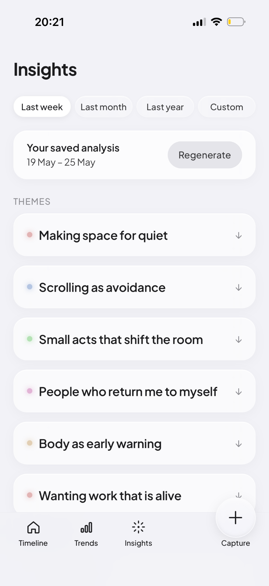 Antidote Themes screen